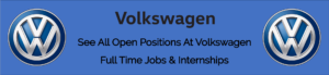 Volkswagen Career Jobs